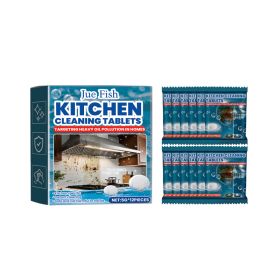 Kitchen Heavy Oil Cleaning Effervescent Tablet, 5G*12pieces, Household Cleaning, Dietary Supplement for Daily Wellness (Option: Default)